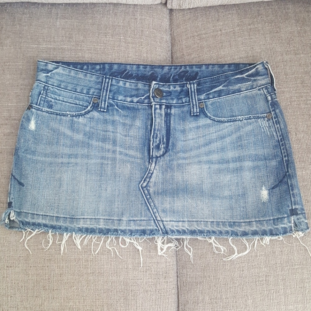Abercrombie & Fitch Jean Mini Skirt